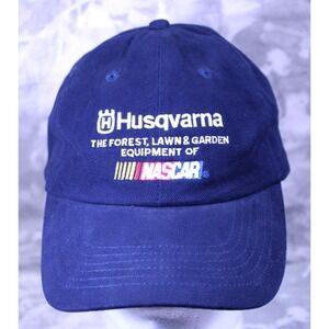 Husqvarna Forest Lawn & Garden Equipment of NASCAR Logo Spell Out Hat Cap Snap
